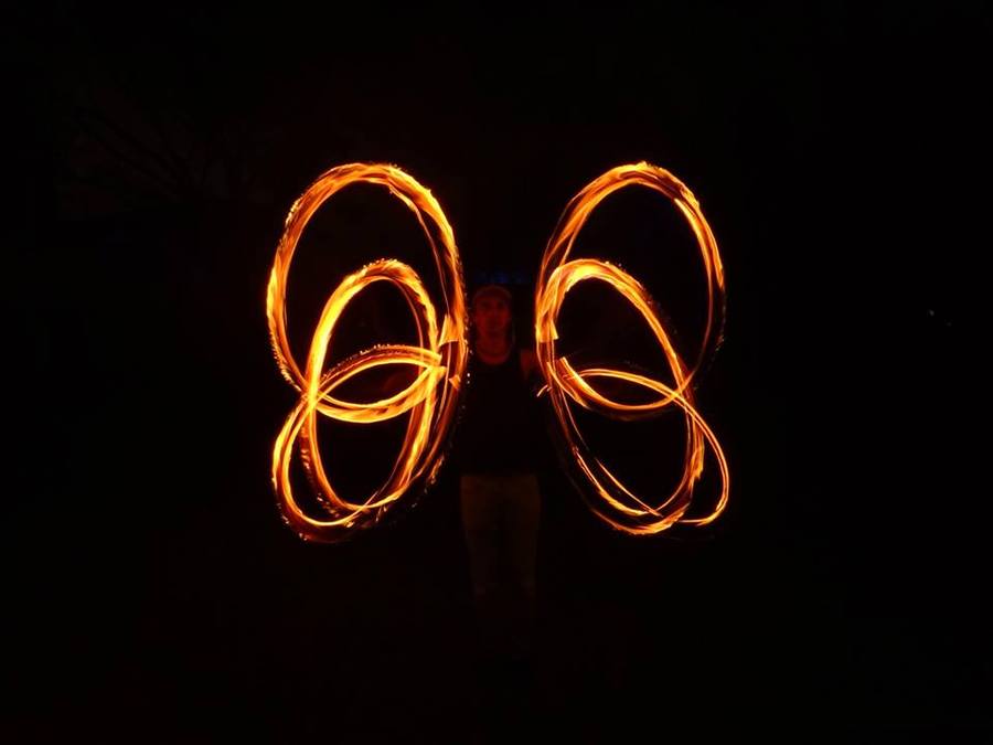 Fire painting