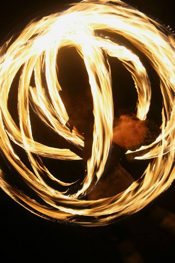 fire poi orb cage