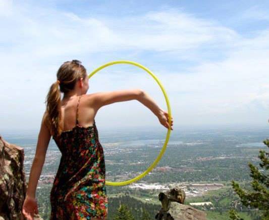 I got the whole world in my hoop!