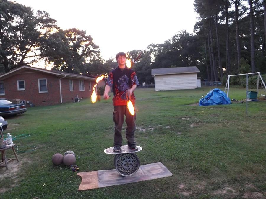 Juggling torches