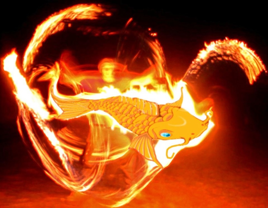 Flamefish Fire-Koi