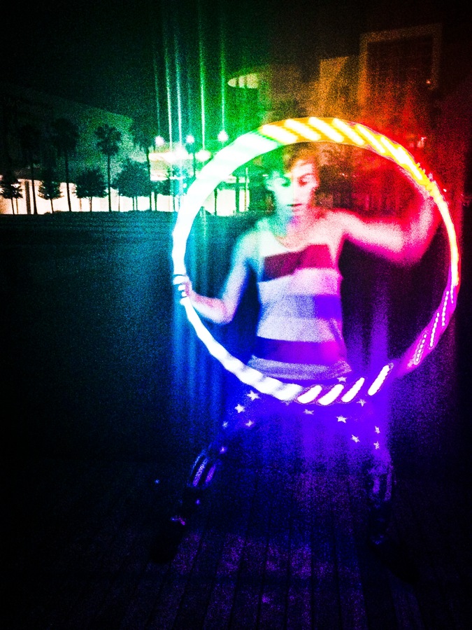Hooping in downtown Tampa