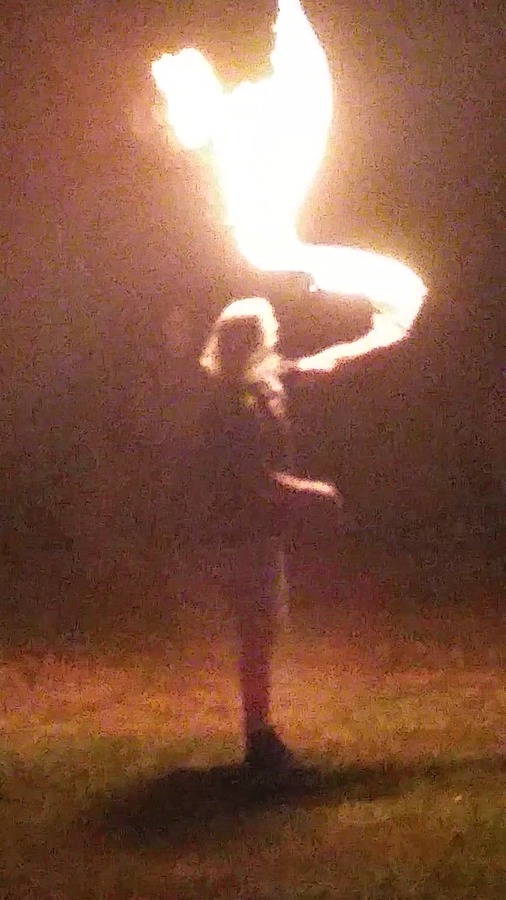 First time fire whipping!