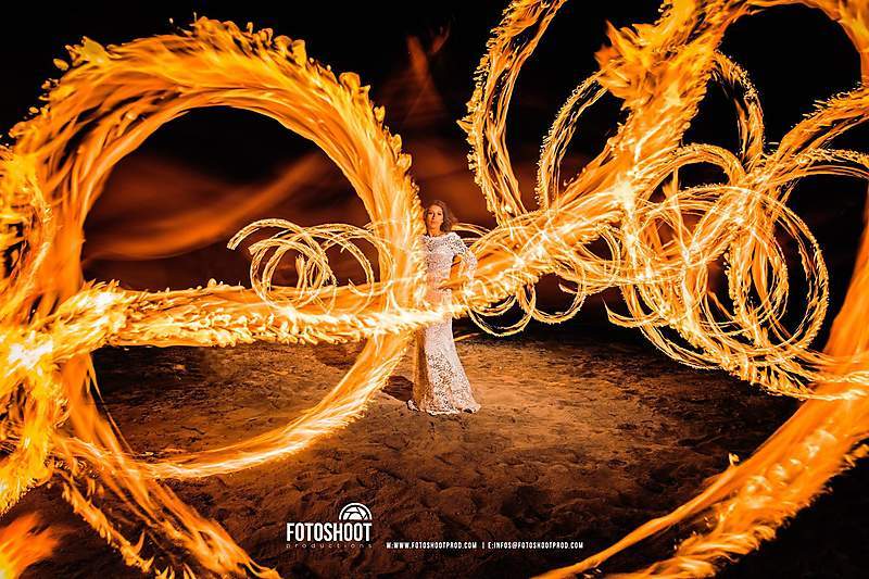 Bride in Fire !