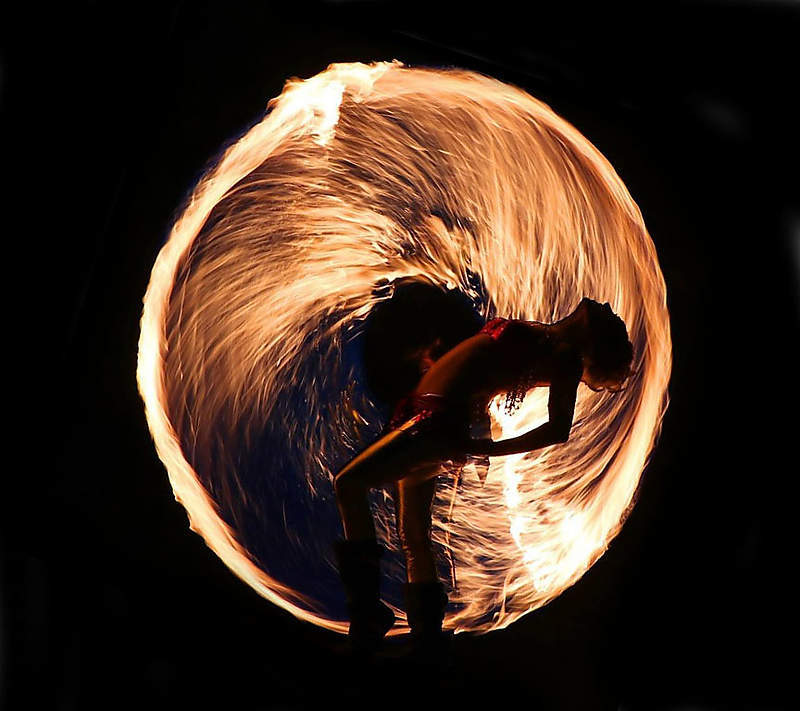 Bendy fire portal