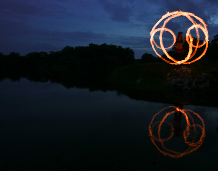 Poi by the Lake at Dusk