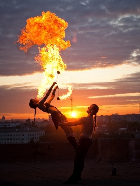Belarusian Firebreathing Sunset