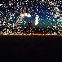 Sparkle Poi and Rainbow Sky