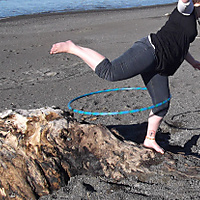 Hooping on Marine Parade