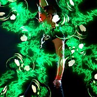 Visual Poi earphones