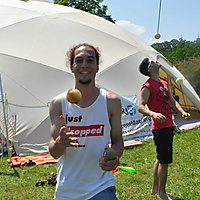 photo bomb level contact poi above the head