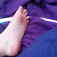 Foot in Hoop