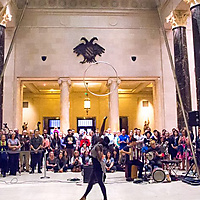 Hula Hoop in Historic Museum