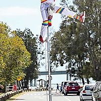 1 Foot on 12 Foot Unicycle