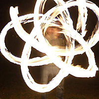 fire staff 6 petal flower