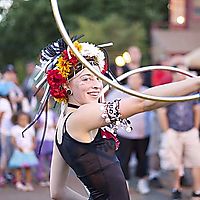 A big smile for the crowd