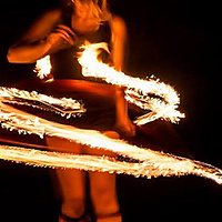 Fire hoop