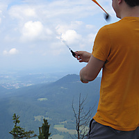 blue mountains of Bavaria