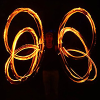 Fire painting