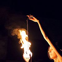 Birthing Lady on Fire