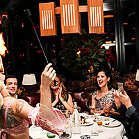 Marie Antoinette Fire Eating Dinner Party