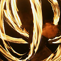 fire poi orb cage