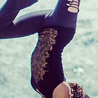 Handstands at natural bridges state park