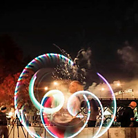 fireworks on the waterfront