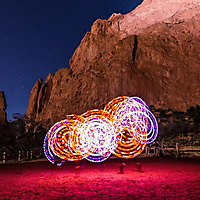 Hooping at Garden of the Gods