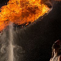 Helix Burnoff with Stanley Styx Circus Artist
