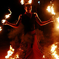 Dressed up in flames