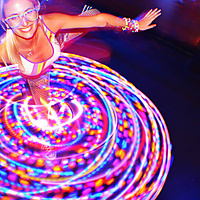 One legged cosmic hooping!