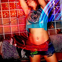 my self made led hoop