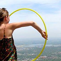 I got the whole world in my hoop!