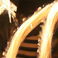 The face through the fire