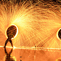 Pembrokeshire Fire Spinners - Fire Ninjas