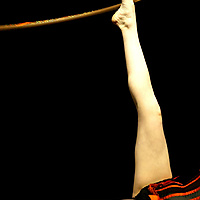 Tess La Coil Burlesque Hooptease artist