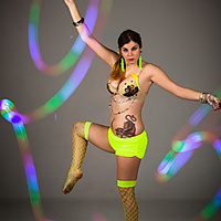Neon sexy poi
