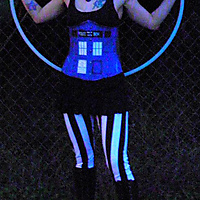 Glow Hoop and Tardis