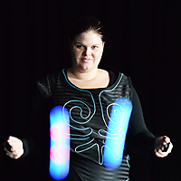 Glow Poi + Glow Suit