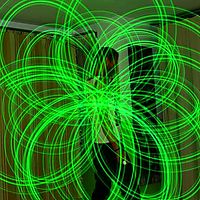 Flower work with ninja Poi