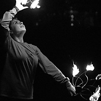 Tosses with Lotus Fire Fans