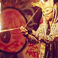 Fire Poi Graffiti Tunnel