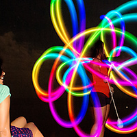 Night Flow on Dauin Beach