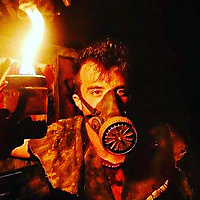 Postapocalyptic candle watch