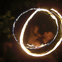 fire among the trees!