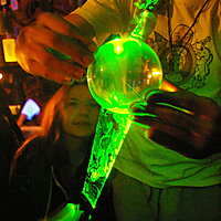 Juggling with Lasers.