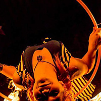Backbend Fire Hoop!