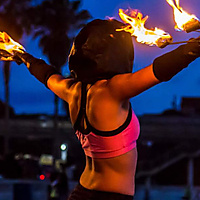 Fire fans in memory of Victoria