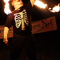 Haunted contact staff